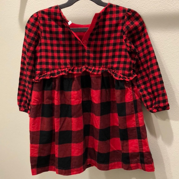 ❤️GAP Size 4 Buffalo Plaid Dress - Picture 4 of 5